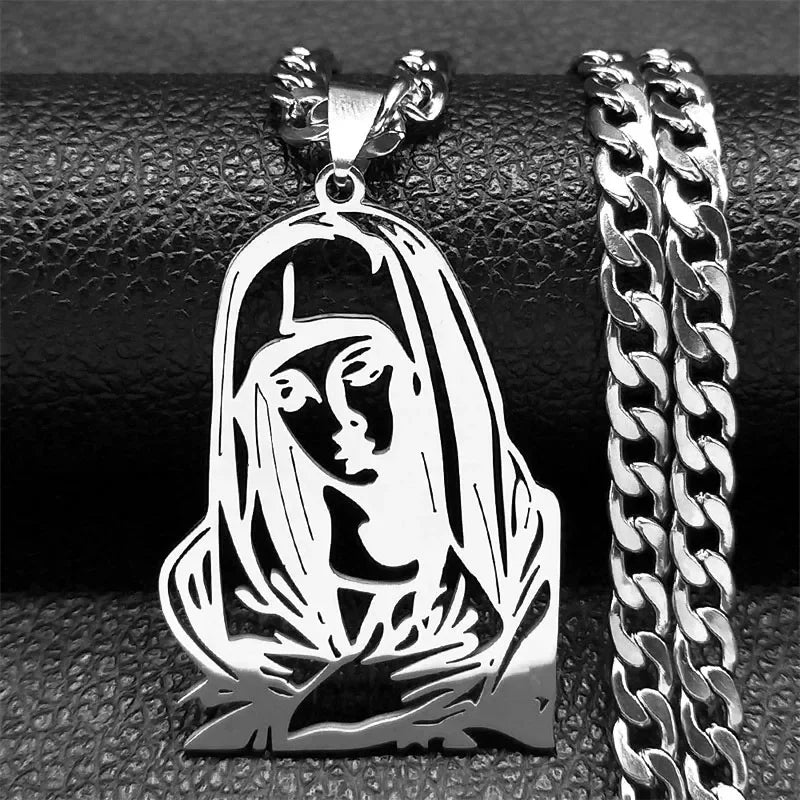 Hip Hop Punk Krone der Dornen Jesus Kreuz Halskette für Männer Edelstahl Vergoldet Kruzifix Anhänger Halsketten Schmuck N8052