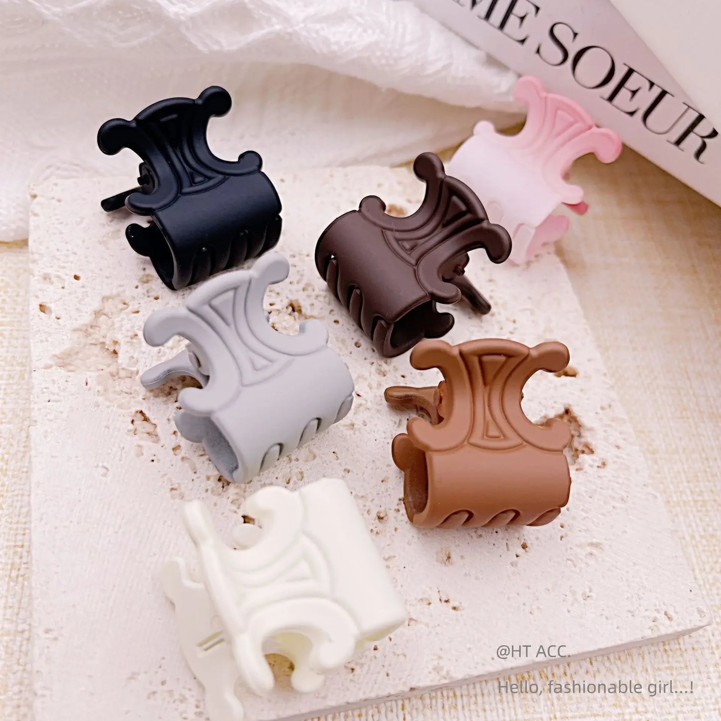 Herbst/Winter Neue Premium Kleine Haarspange Damen Modische Feine Haar-Accessoires Shark Clip Künstlerische Haarnadel