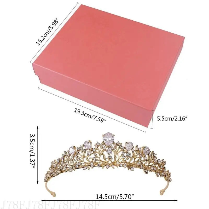 J78F Brauthochzeit Schmuck Set Shiny Zirkon Halshärerohrringe Kristall für Frauen