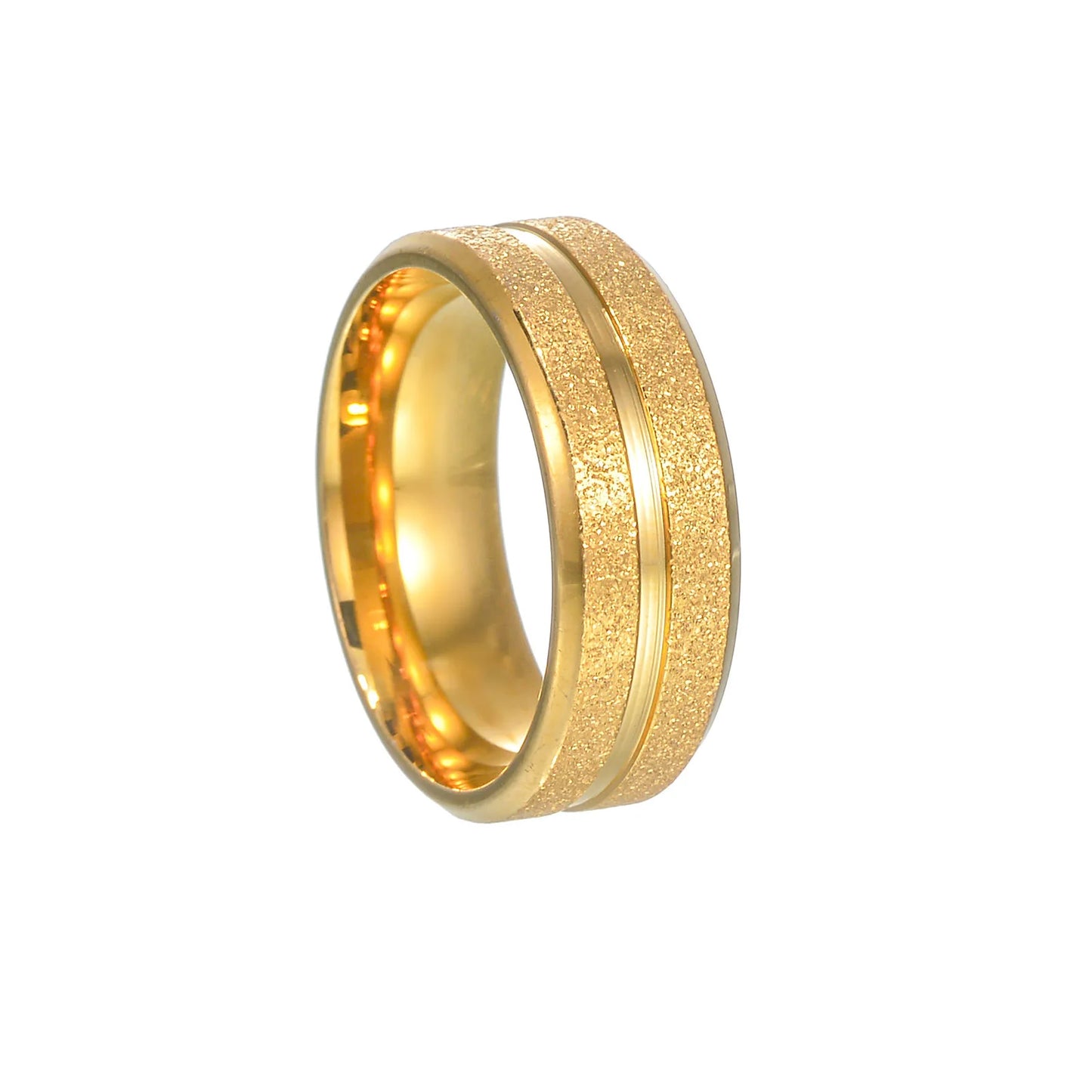 Einfacher 8 mm Herren-Paar-Ring aus schwarzem Titan, matt fertiger Fingerring, Schmuck für männliche Eheringe, Geschenk