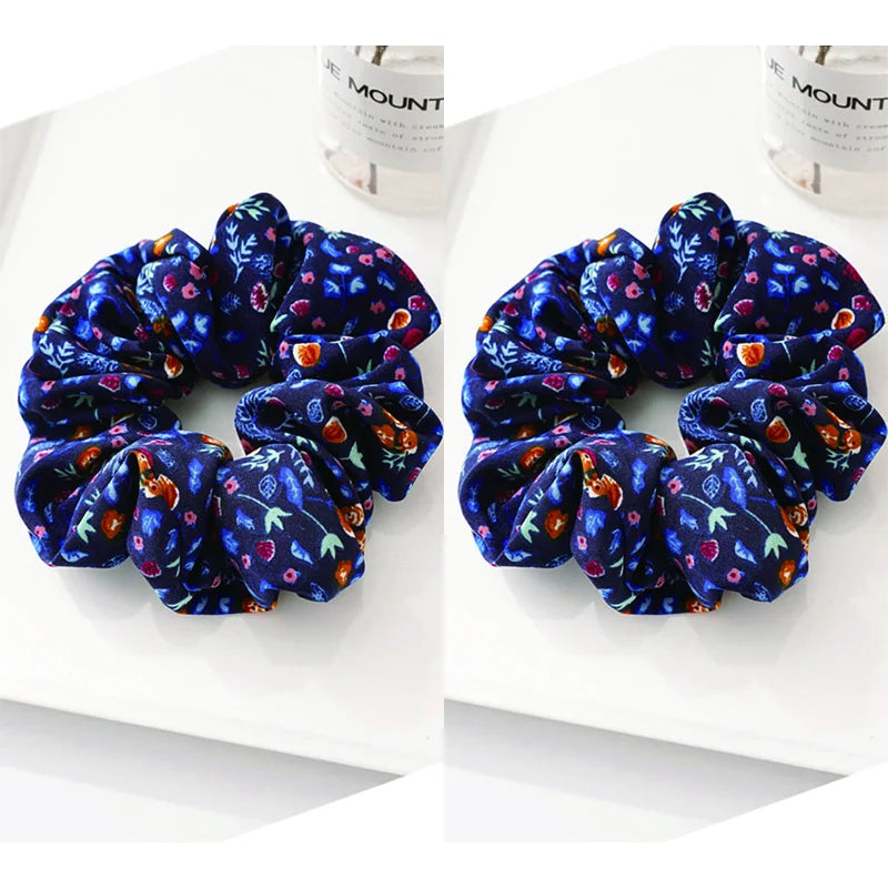 2PCS Kleine Blumen Stoff Haar Hoop Haar Zubehör Für Mädchen Französisch Stoff Haar Seil für dame