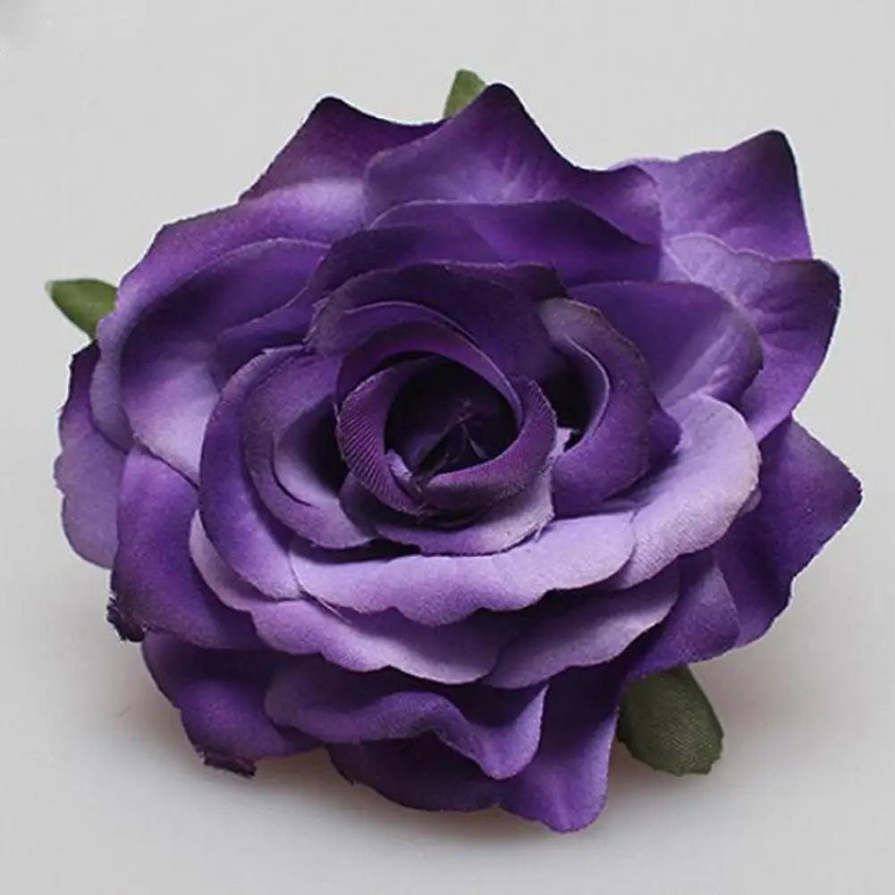 Flamenco Blumen Für Haar DIY Kopfschmuck Für Braut Beflockung Tuch Rote Rose Blume Haarnadel Haar Clip Party Haar Zubehör