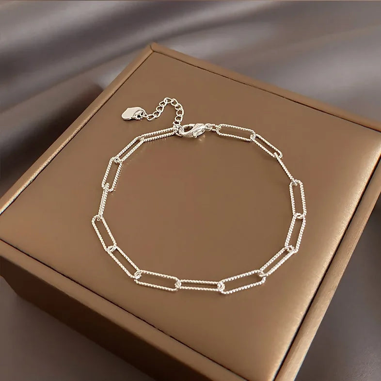 2 stücke Mode Armbänder für Frauen kleine kubische Zirkon Kristall verstellbare Kette Armband zarten Schmuck Accessoires Party Geschenk