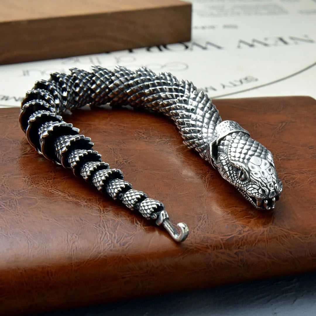 Traditionelles tibetisches Buddhismus-Drachen-Armband, herrschsüchtiger Drachen-Schuppen-Armreif für Männer und Frauen, Glücks-Amulett-Armband, Schmuck, Geschenk