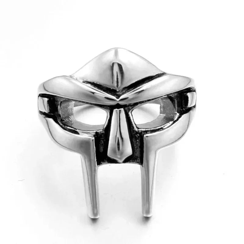 Neue Vintage Gladiator Ägyptische 2025 Mf Doom Maske Ringe für Männer Pharao Männlich Ring Hip Hop Party Goth Schmuck Geschenk Zubehör