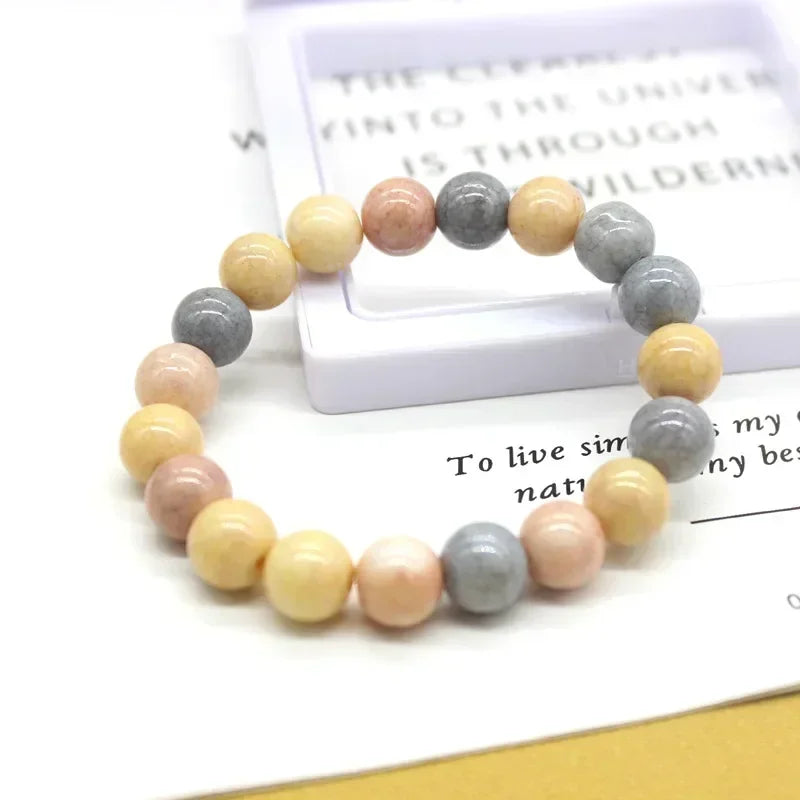 Mode Rosa Kristall Quarz Naturstein Armband Elastische Reiki Healing Energie Strang Armreifen Schmuck Perlen Liebhaber Frau Geschenk