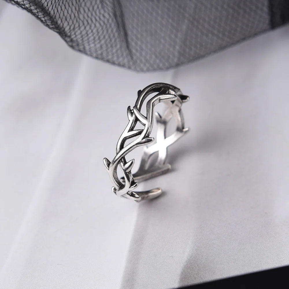 Mode Unregelmäßige Dornen Ringe Für Paar Retro Hip-hop Persönlichkeit Einstellbare Finger Ring für Männer Frauen Liebhaber Schmuck Geschenke