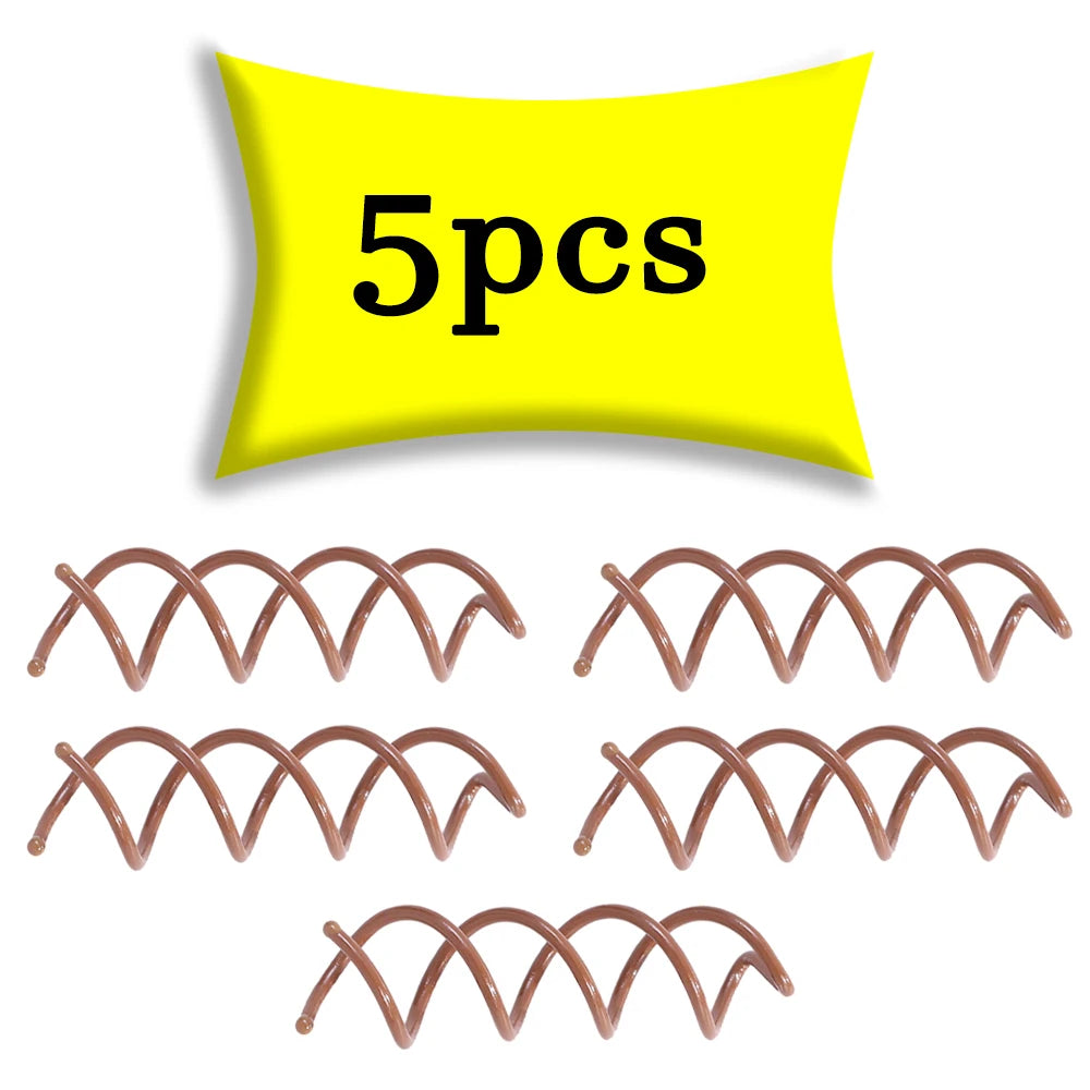 Frauen Minimalistische Haarnadeln Mädchen Feste Form Spirale Haarspange Weibliche Helical Bobby Pin Lady Twist Haarspange Haar-accessoire Kopfbedeckung