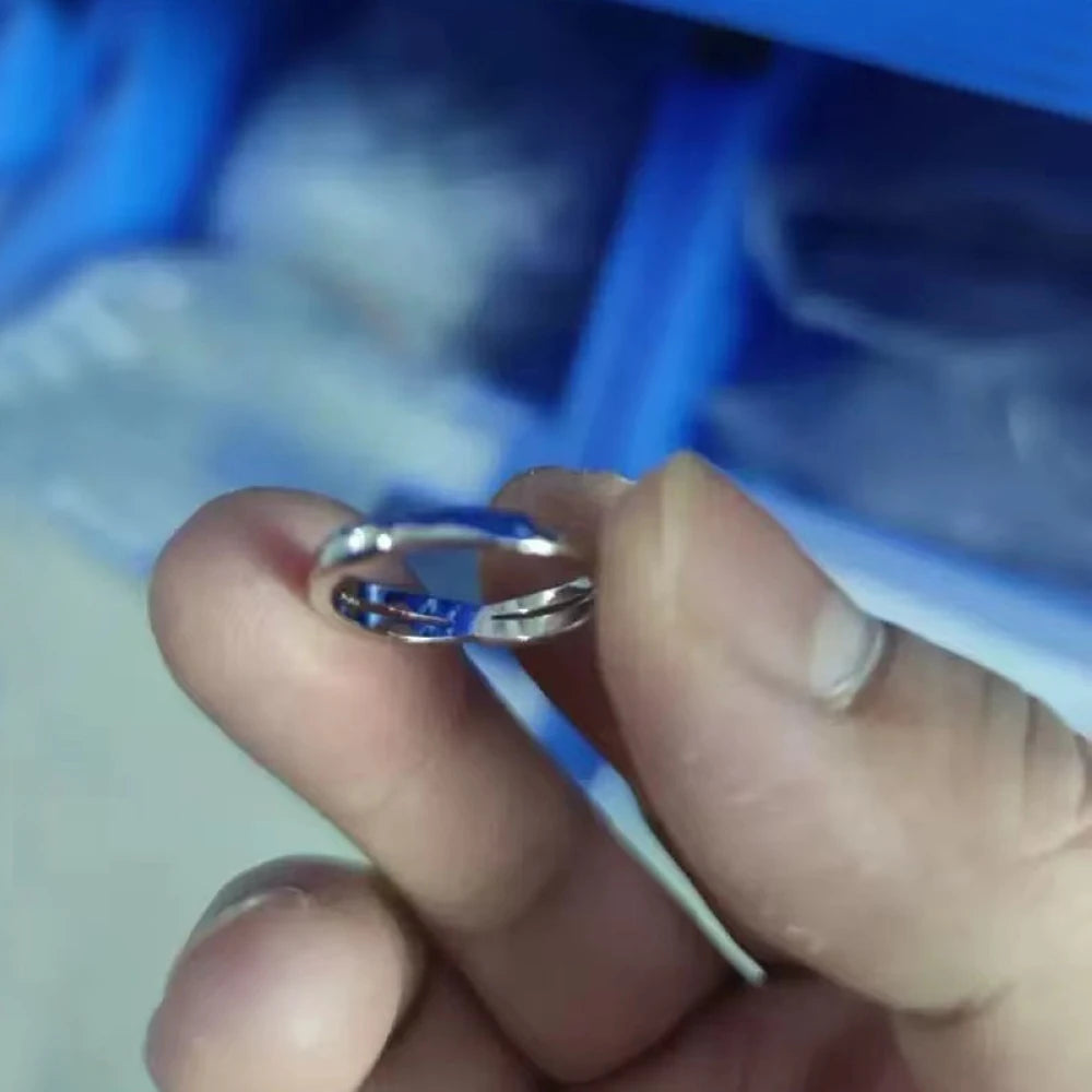 1 paar Twist Rote Linie Matchmaker Kupfer Überzogene Platin Paar Ring Männer Frauen Vorschlagen Geschenk Finger Schmuck Großhandel Drop Shipping