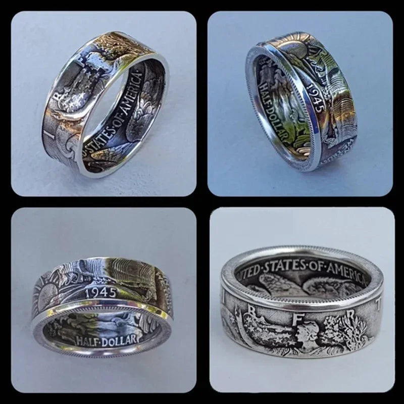 Siegel Männer Ringe Gedenk Geschenk für Freund Handgemachte Vintage Party Männlich Ring Schmuck männer Finger Ring Gothic Edelstahl