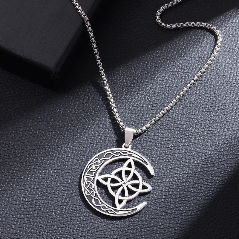 Edelstahl Hexen knoten Doppels chicht verstellbares Armband für Frauen Vintage irischen Glücks knoten Schmuck Geburtstags geschenk