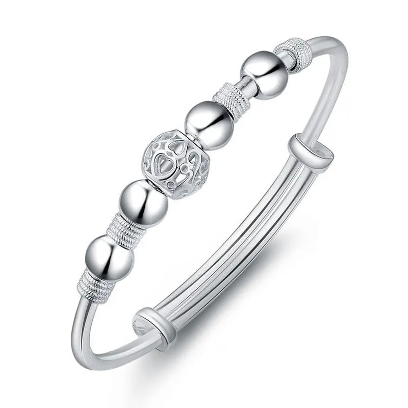 Großhandel mit Armreifen aus 925er-Sterlingsilber, Charms-Manschette für Damen, Modeschmuck, Anpassung, Hochzeit