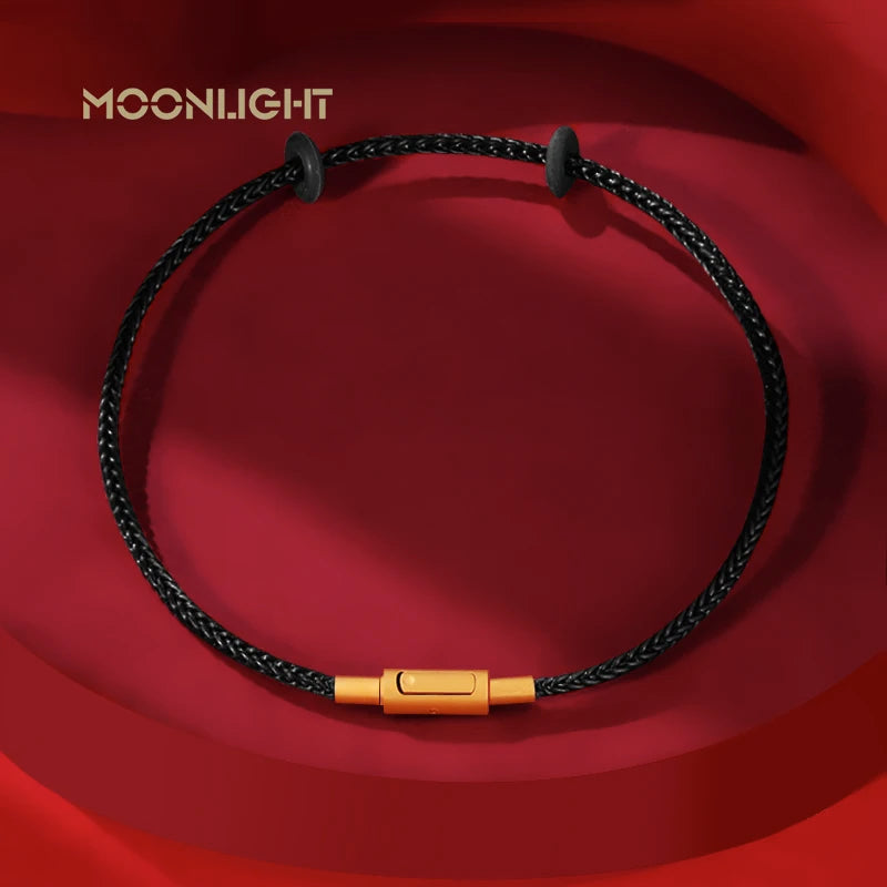 Einfache Stil Viel Glück Rot Leder Armband Für Unisex Grade 2mm DIY Perlen Edelstahl Dünne Armband Weibliche Mode schmuck