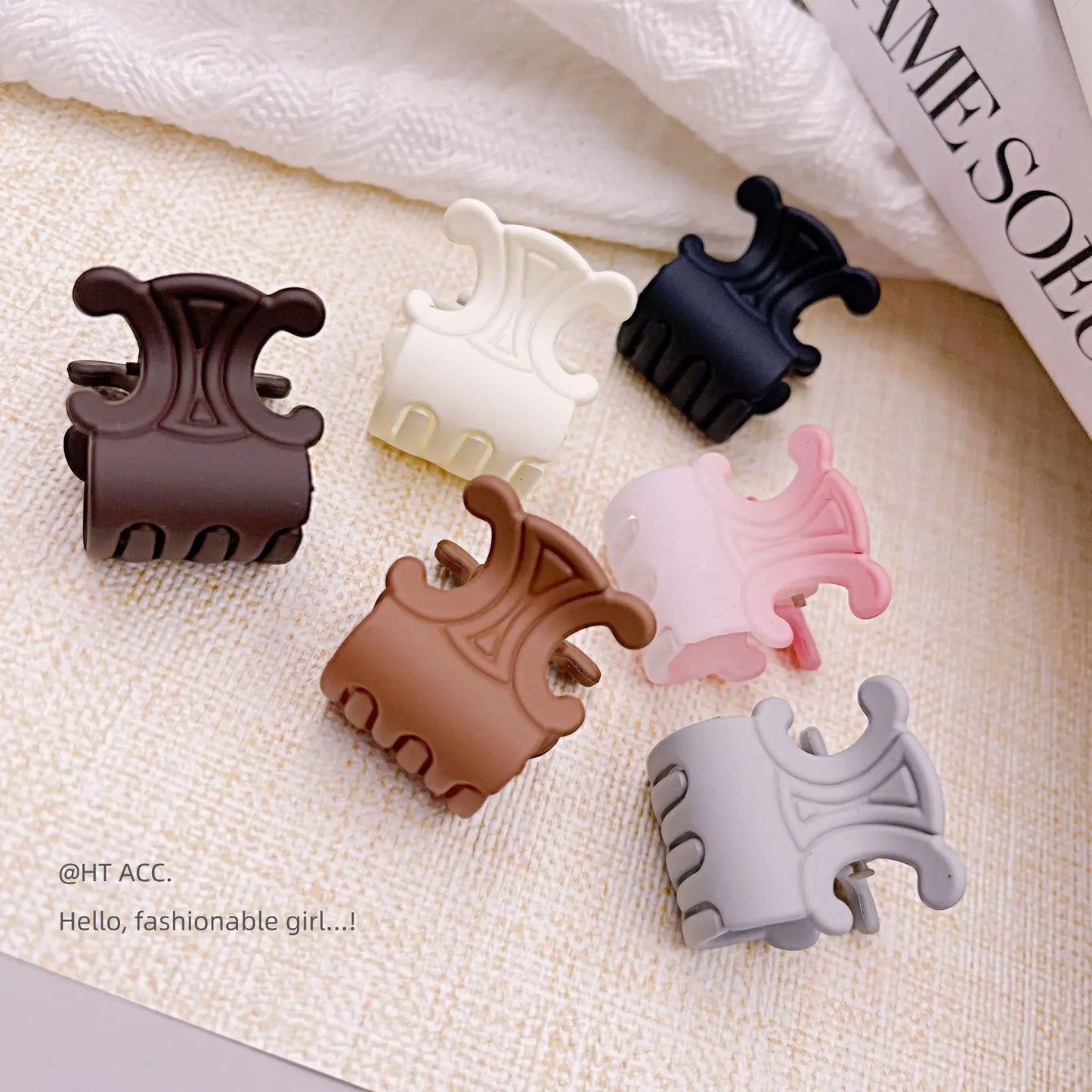 Herbst/Winter Neue Premium Kleine Haarspange Damen Modische Feine Haar-Accessoires Shark Clip Künstlerische Haarnadel