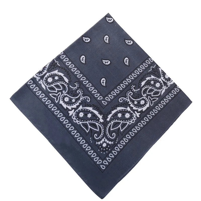 Hip Hop Frauen Bandana Schal Mädchen Kinder Punk Quadratische Bandanas Kopfbedeckung Mode Böhmischen Kopf Schal Stirnbänder Haar Zubehör 2024