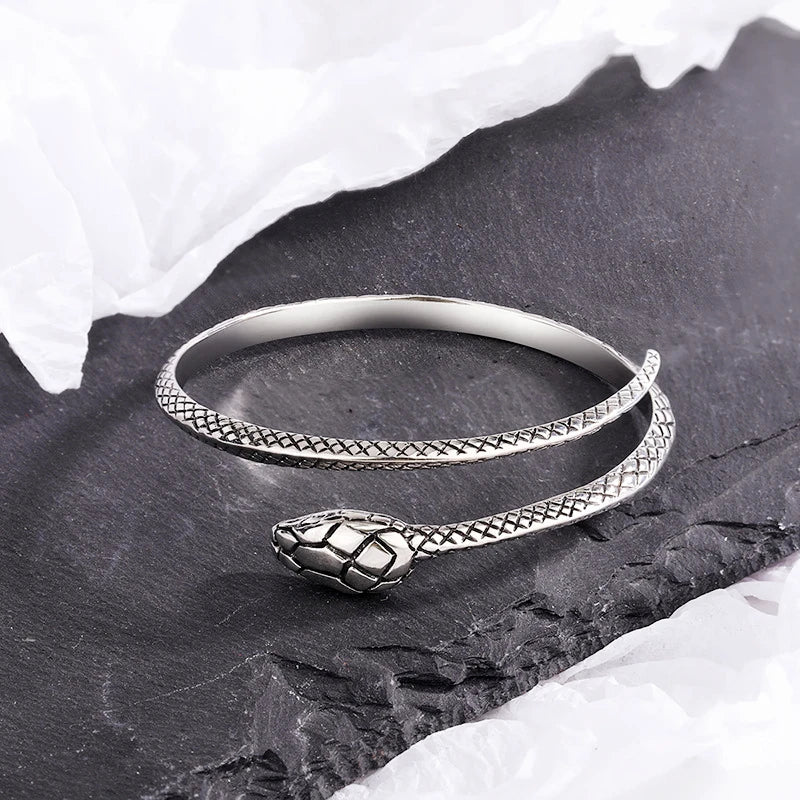 Sole Memory Thai Silver Snake Coole Persönlichkeit 925er Sterlingsilber Weibliche größenverstellbare Armbänder BR334