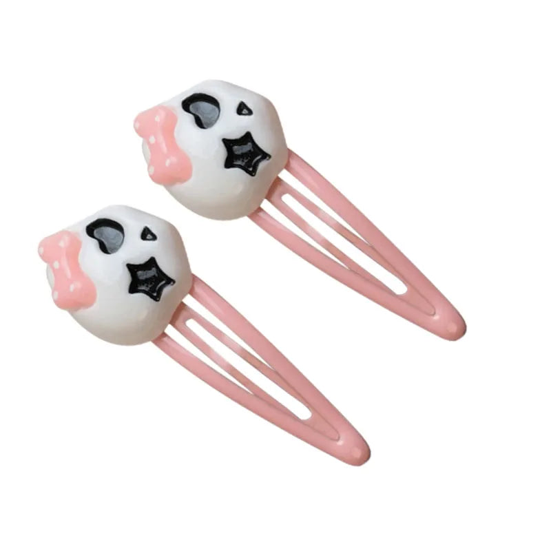Schädel Haarnadel Schleifen Haars pangen Haarnadel Schädel Bobby Pin Schleifen Haars pange Bögen Haarnadel jk Haars pange jk Haarschmuck