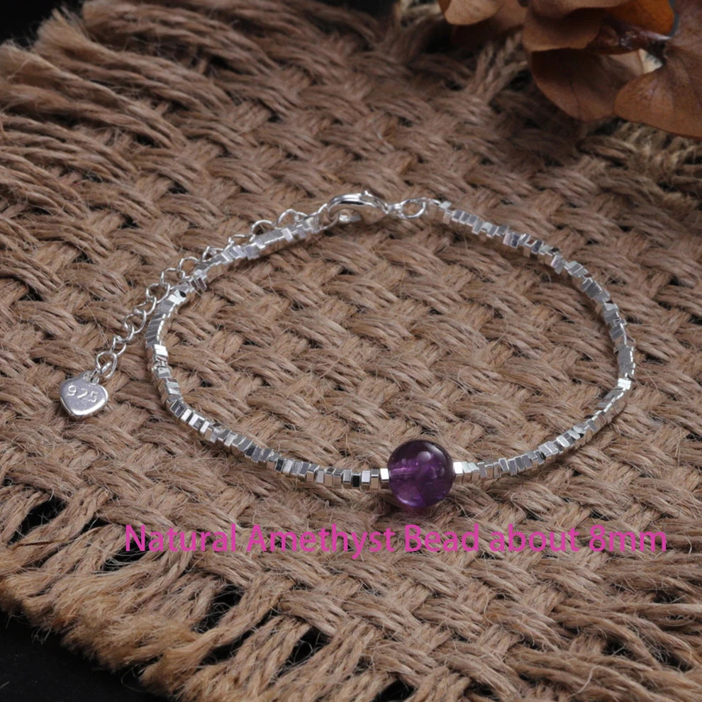 VENTFILLE 925 Sterling Silber Linie Extrem feines Armband für Frauen Liebe Haert Bead Koreanische Ins Süße Schmuck Geschenk Dropshipping