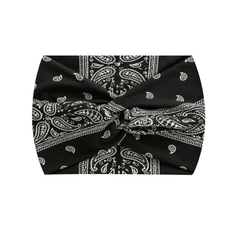 Erweiterung 18 cm Stretch bedrucktes Sport-Schweißband Stirnband Kopftuch Haarband Haargummi Haarschmuck
