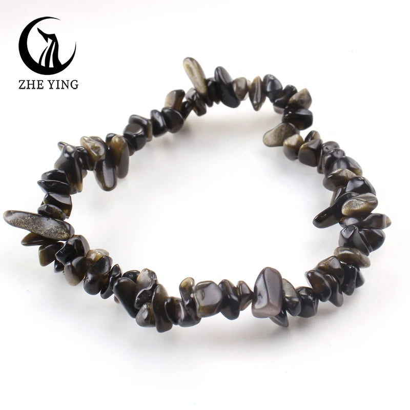Zhe Ying Malachit-Stein-Perlen-Armband, 5–8 mm, kleiner natürlicher Edelstein, Stretch-Armband für Damen, modisch, günstiger Schmuck, Geschenk