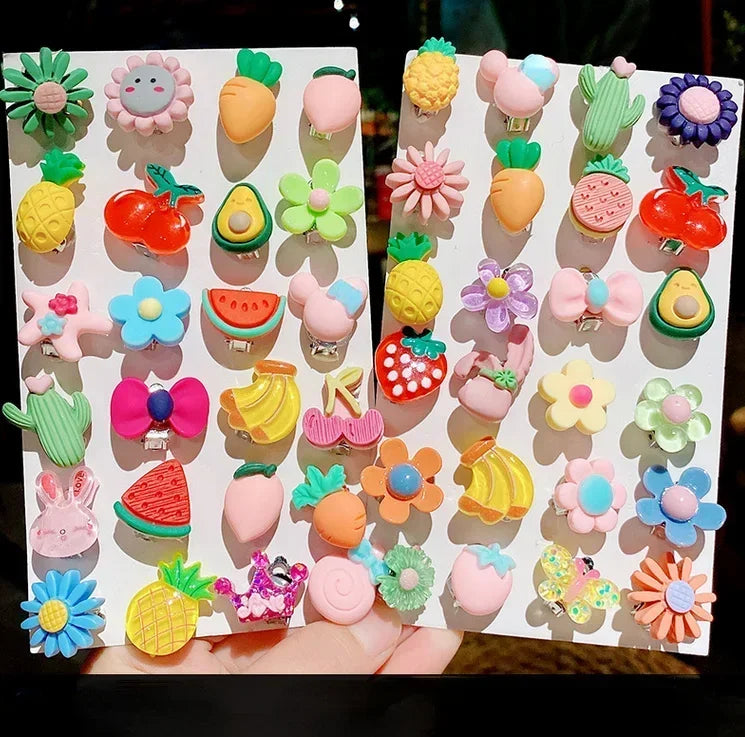 Neue 10 stücke Nette Mädchen Ohrringe Ohr Clip Kein Ohr Loch Blume Ohrringe Kinder Prinzessin Mädchen Geburtstag Geschenke Kinder Zubehör