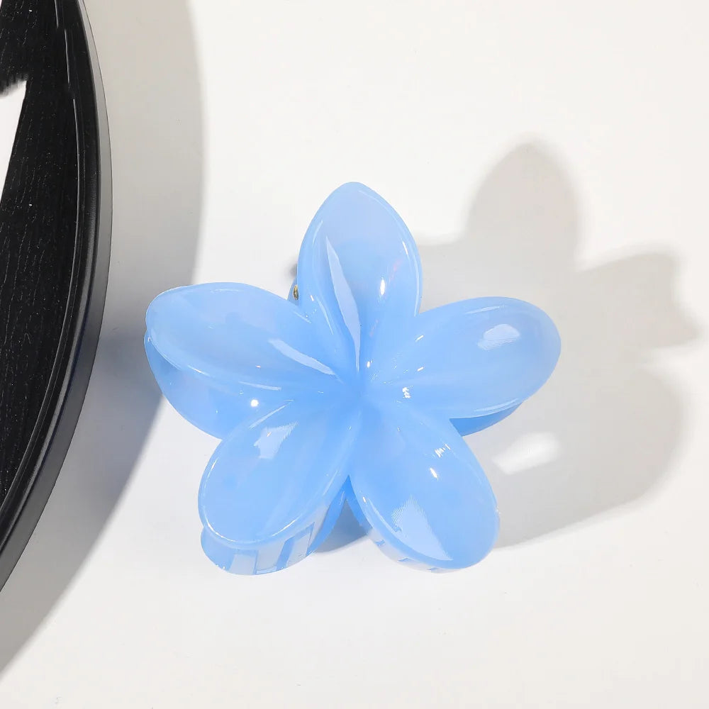 Mode Frauen Blume Haars pangen Urlaub Böhmen Ei Blume Haar Krallen Haars pangen matte Mädchen große Haarnadeln Haarschmuck