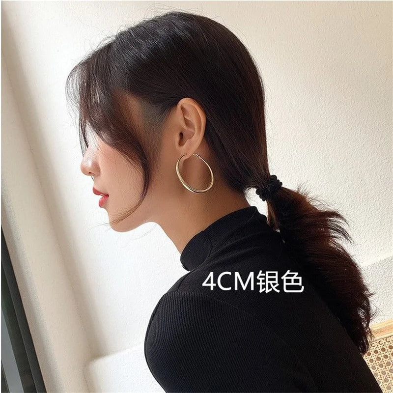 316L Edelstahl Mode Creolen für Frauen Schmuck