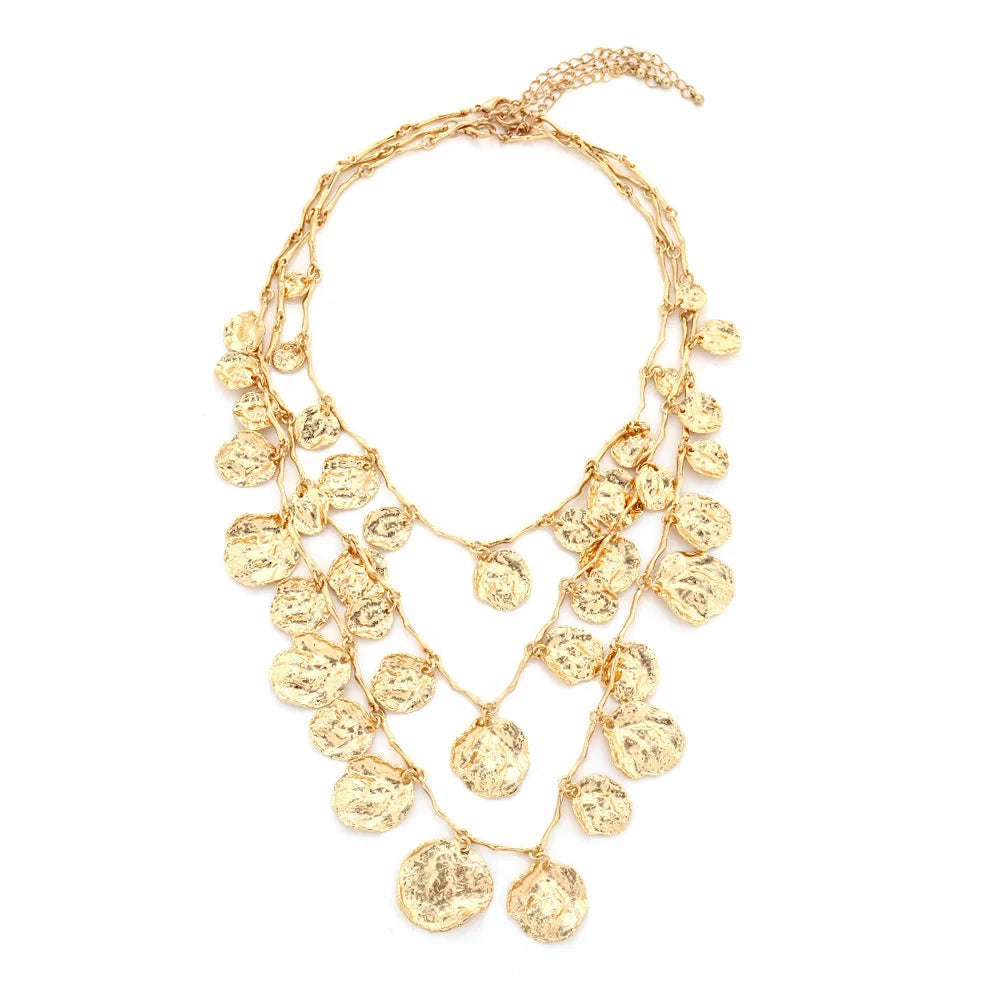 ZAA Neue Ankunft Vintage Metall Lange Quaste Ohrringe für Frauen Geometrische Aussage Schmuck Geschenk