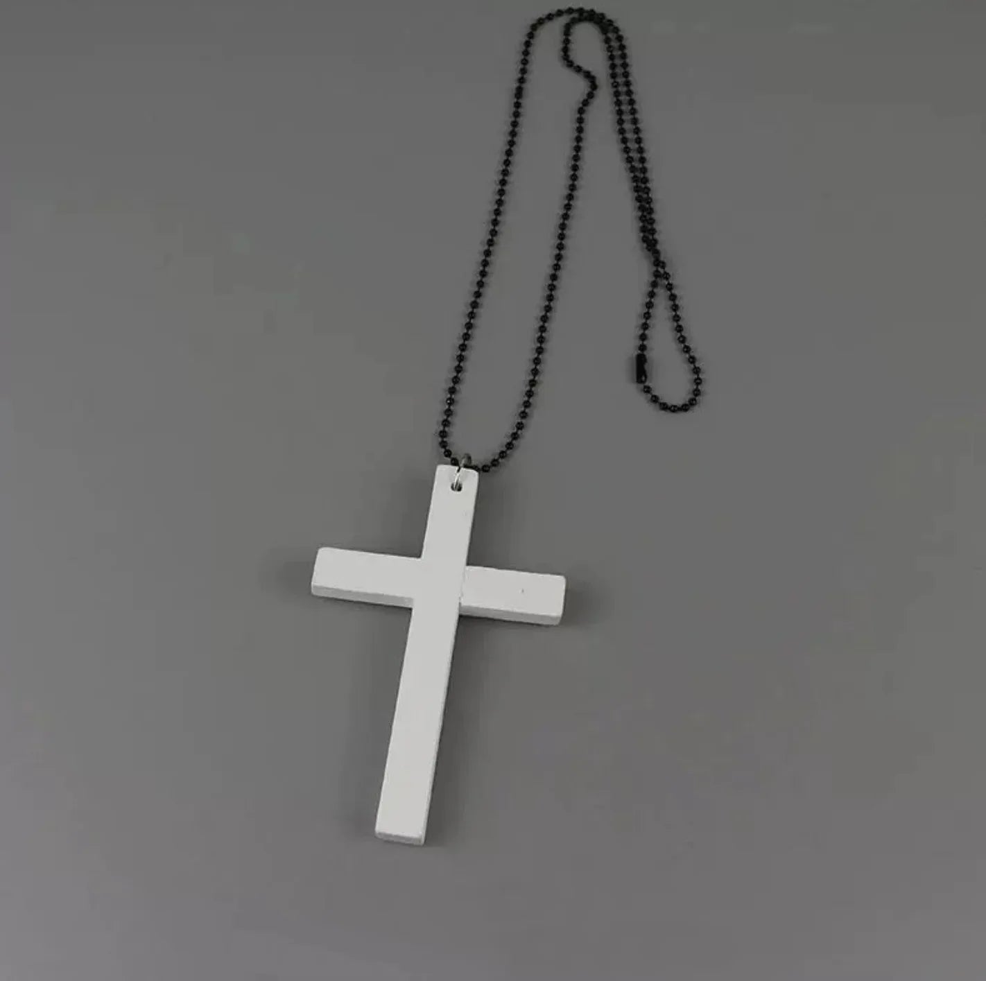 Persönlichkeit Punk Trendy Coole Gothic Holz Kreuz Anhänger Halskette für Frauen Männer Vintage Hip Hop Y2k Halskette Partei Schmuck Geschenk