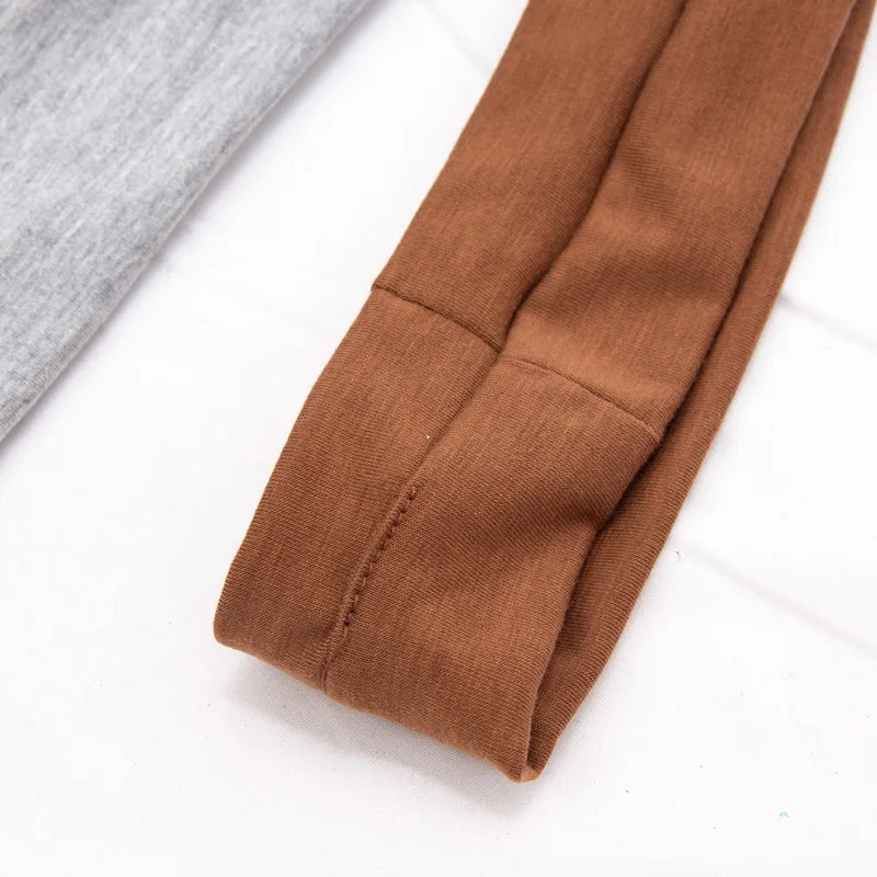 Elastisches Baumwoll-Haarband, modische Stirnbänder für Damen und Herren, solide Laufen, Fitness, Yoga, Haarbänder, Stretch, Make-up, Haar-Accessoires