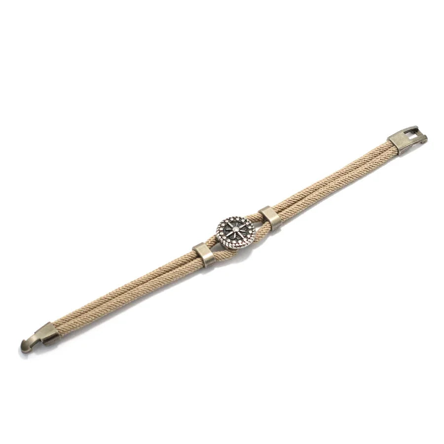 Neues Wikinger-Armband für Männer, Klasse A, 4 mm, Seilwickelarmband, Armreif, Cordon Homme, perfektes Geschenk für Ihn, Lokomotive, Handzubehör