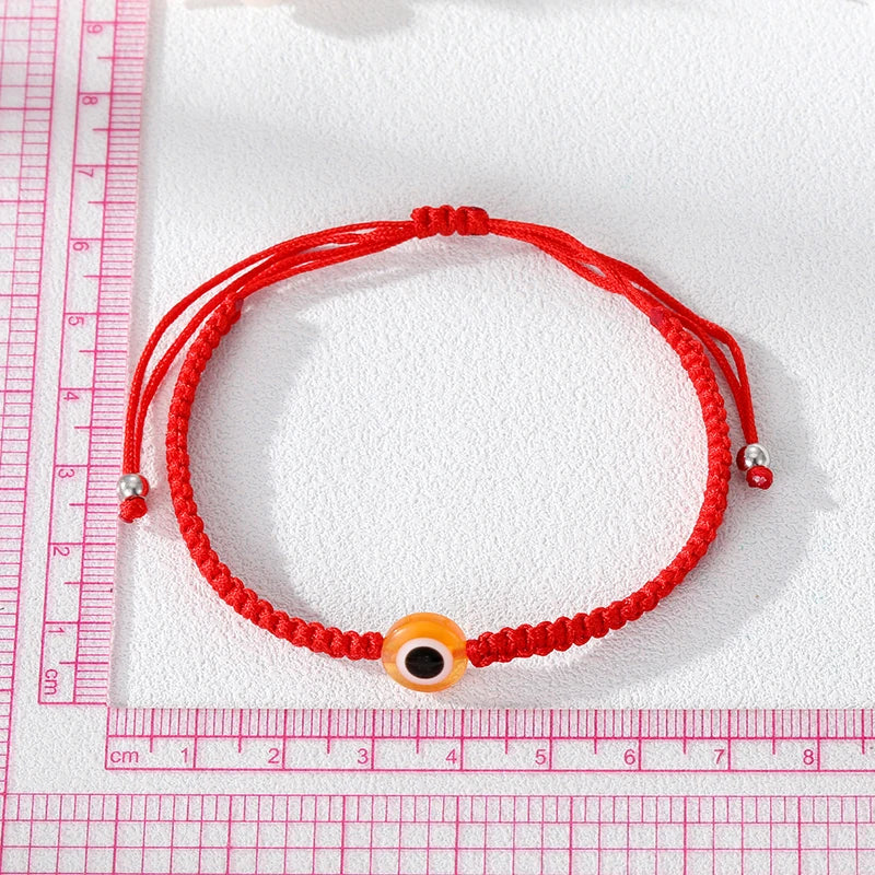 Türkische blaue böse Blick Perle Glück Seil Armbänder Frauen Männer Paare Vintage handgemachte geflochtene Auge Hand Kette Handgelenk Hochzeit Schmuck