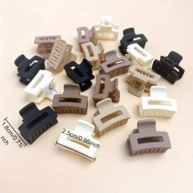Koreanische Gemischte Haar Mini Kleine Greif Clip Matte Milch Kaffee Farbe Mädchen Pony Nette Haarnadel Kleine Greif Clip Seite Haar Clip Haar zubehör