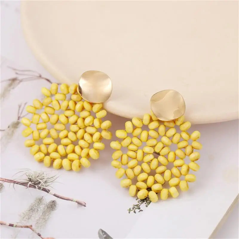 Bohemian Quaste Ohrringe Frauen Runde Große Vintage Ohrringe Ethnische Boho Quaste Lange Baumeln Ohrringe Schmuck Geschenke