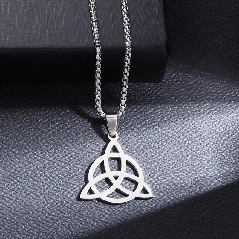 Edelstahl Hexen knoten Doppels chicht verstellbares Armband für Frauen Vintage irischen Glücks knoten Schmuck Geburtstags geschenk
