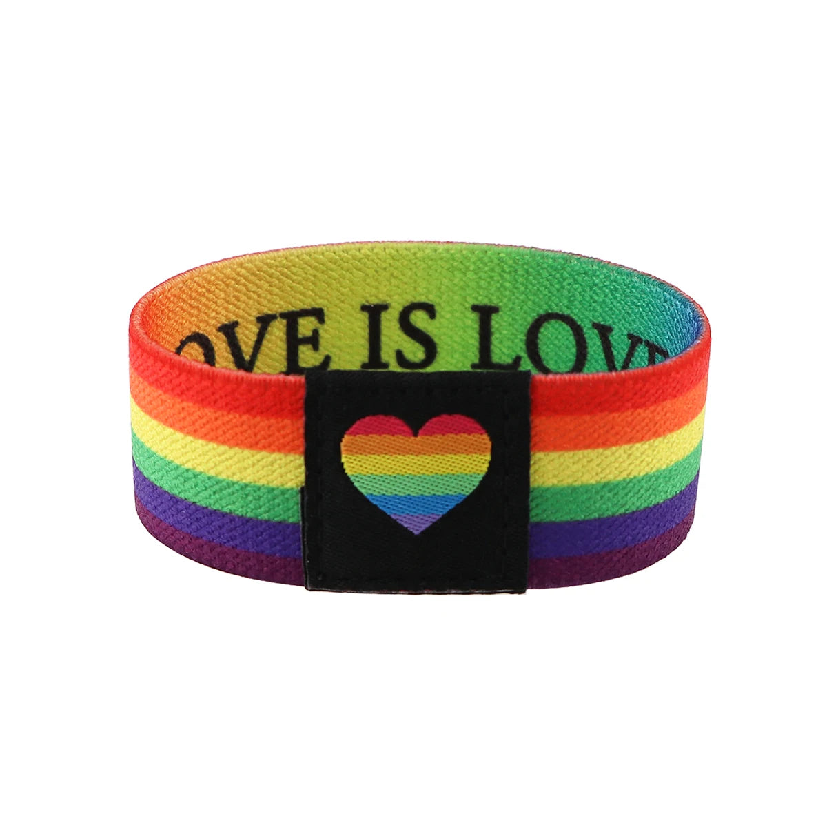 LGBTQ Pride Lesben Gay Regenbogen Flagge Armband Armbänder zur Hand Stretch Armband Armband Frauen Männer Armreifen Zubehör Schmuck