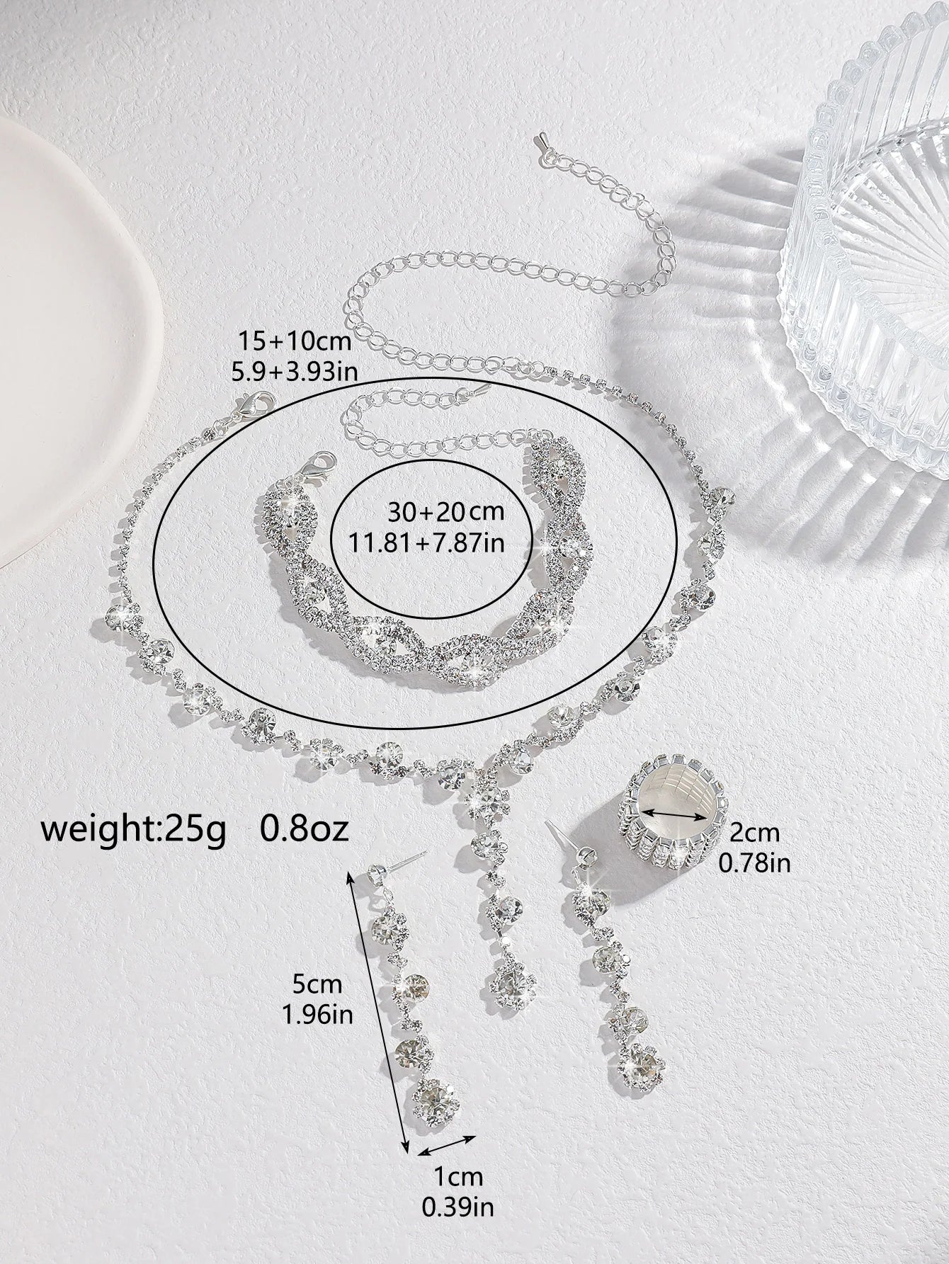 4PC Damen Mode Kupfer Klaue Kette Sonnenblume Halskette Ohrringe Armband Schmuck Set Hochzeit Bankett Party Urlaub Geschenk