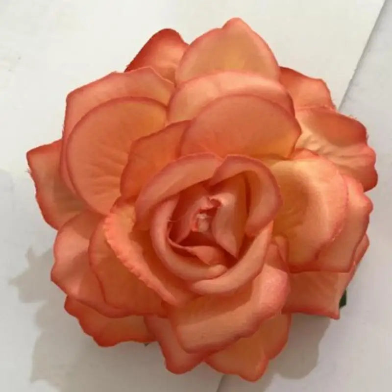 Flamenco Blumen Für Haar DIY Kopfschmuck Für Braut Beflockung Tuch Rote Rose Blume Haarnadel Haar Clip Party Haar Zubehör
