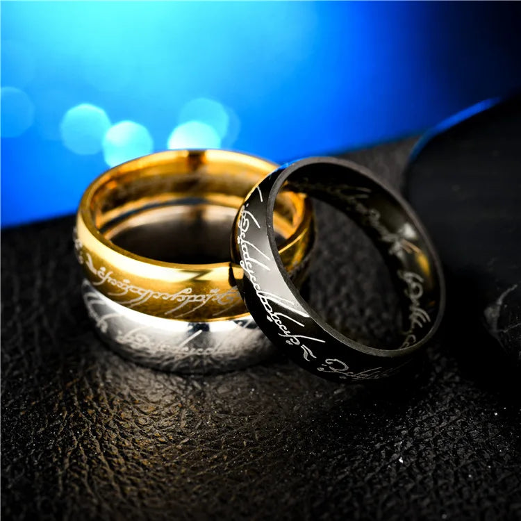 Edelstahl ringe für Männer Mode Ringe exquisite Paare Hochzeit Titan Stahl Saturn Ring für Frauen Schmuck Geschenk