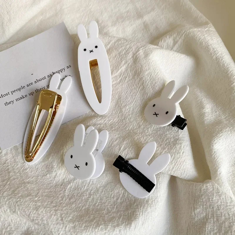 CuteCartoon Kaninchen Haarnadel Süße Coole Seite Clip Neue Stil Frontal Haar Karte frauen Haar Zubehör Student Haar Clip