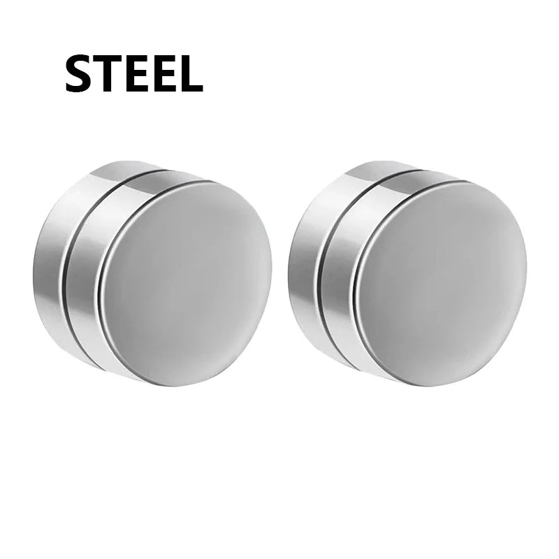 1/3 Paar Kristall starke magnetische Ohr stecker Clip Ohrringe für Männer und Frauen Punk runde Zirkon Magnet Ohrringe nicht Piercing Schmuck