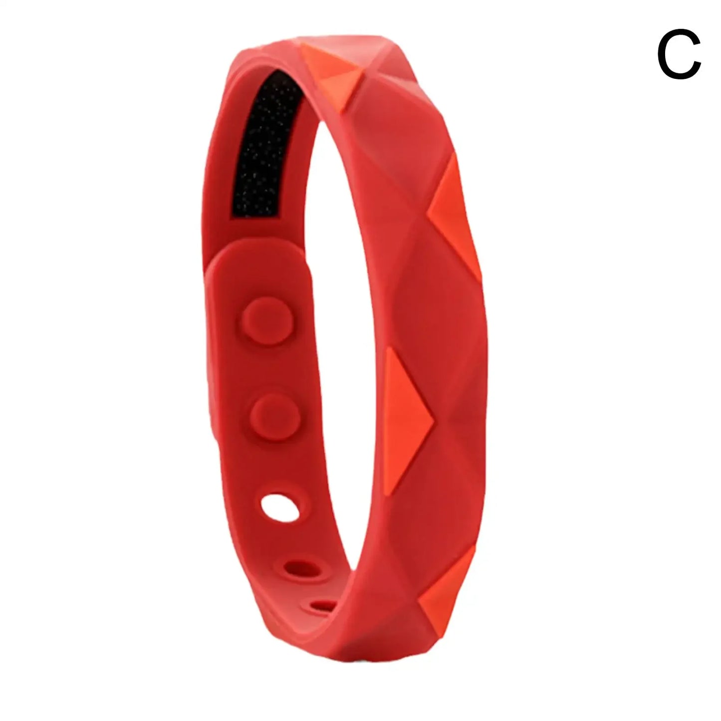 Antistatisches Sportarmband mit negativen Ionen, Ferninfrarot-Armband, magnetisches Ionen-Armband, Silikon-Balance, negatives Armband