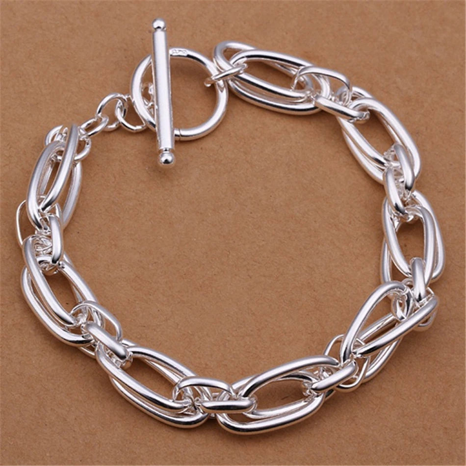 URMYLADY Großhandel für Männer und Frauen, Kette aus 925er Sterlingsilber, Armbänder, edles Hochzeitsgeschenk, Party, Modeschmuck, Weihnachtsgeschenke