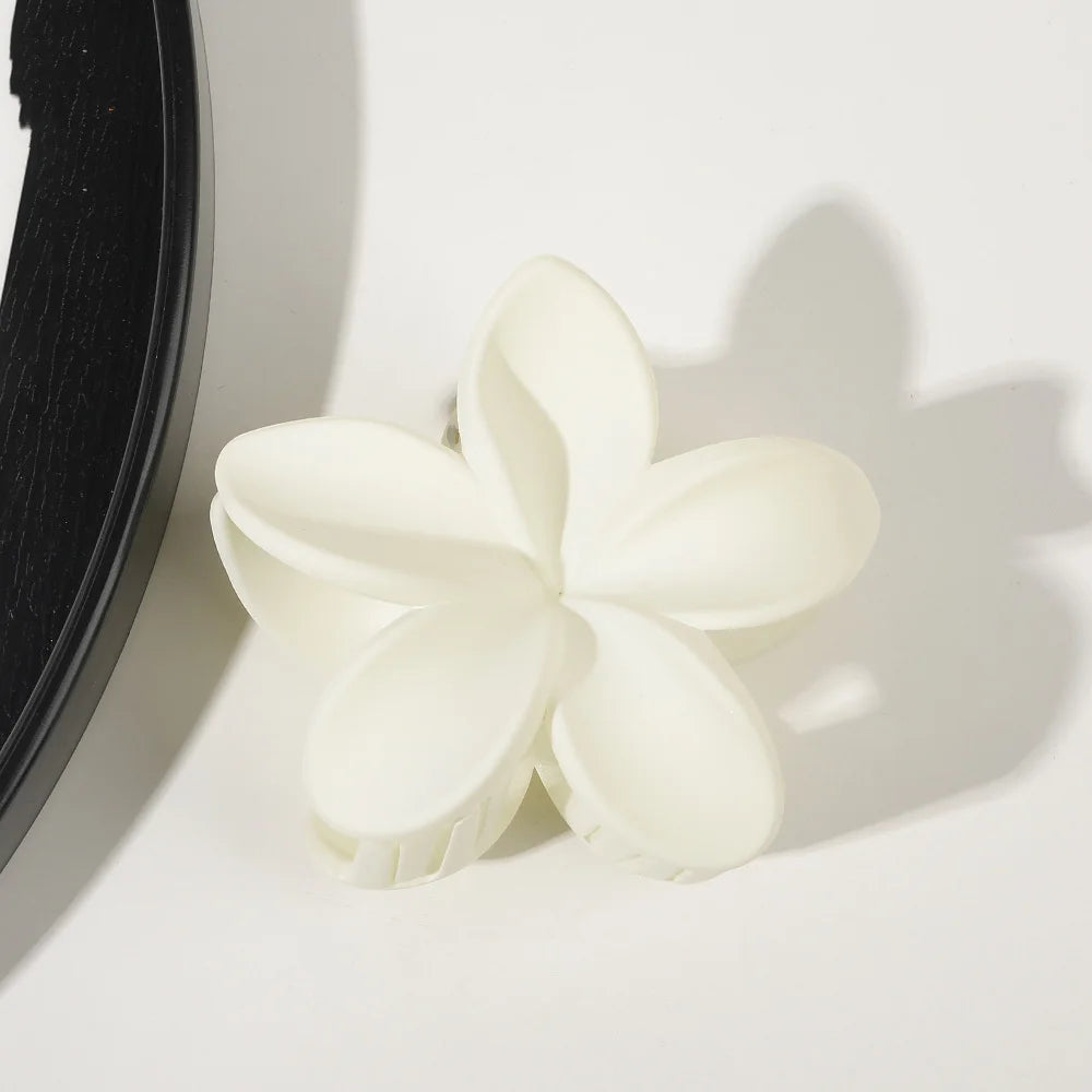 Mode Frauen Blume Haars pangen Urlaub Böhmen Ei Blume Haar Krallen Haars pangen matte Mädchen große Haarnadeln Haarschmuck