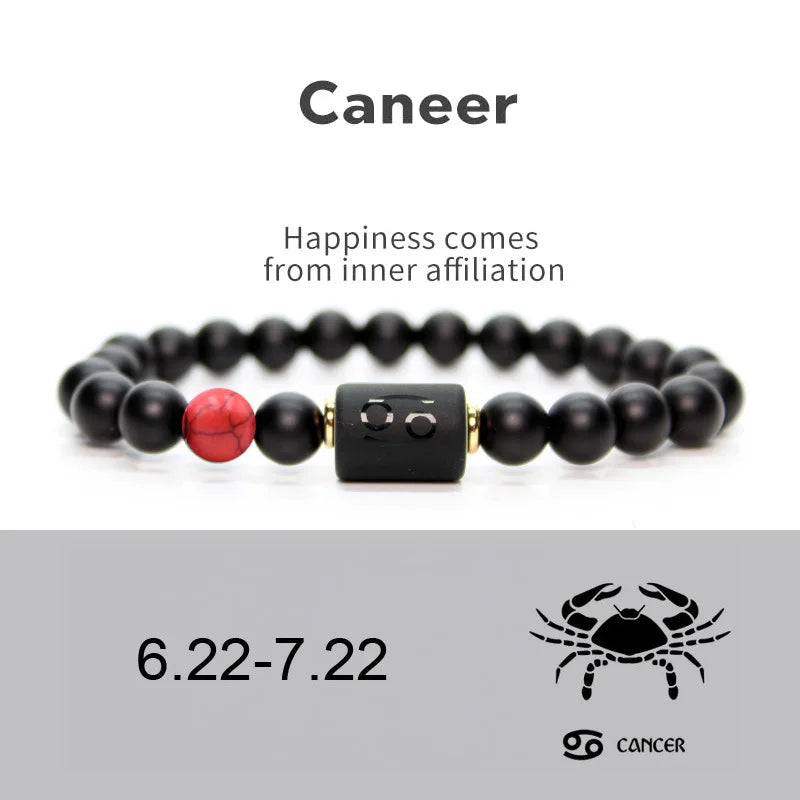 12-Sterne-Schilder, Schmuck für Frauen, Steinbock, Krebs, Löwe, Skorpion, Zwillinge, Schütze, Widder, Jungfrau, Wassermann, Armbänder, Freundschaftsgeschenk