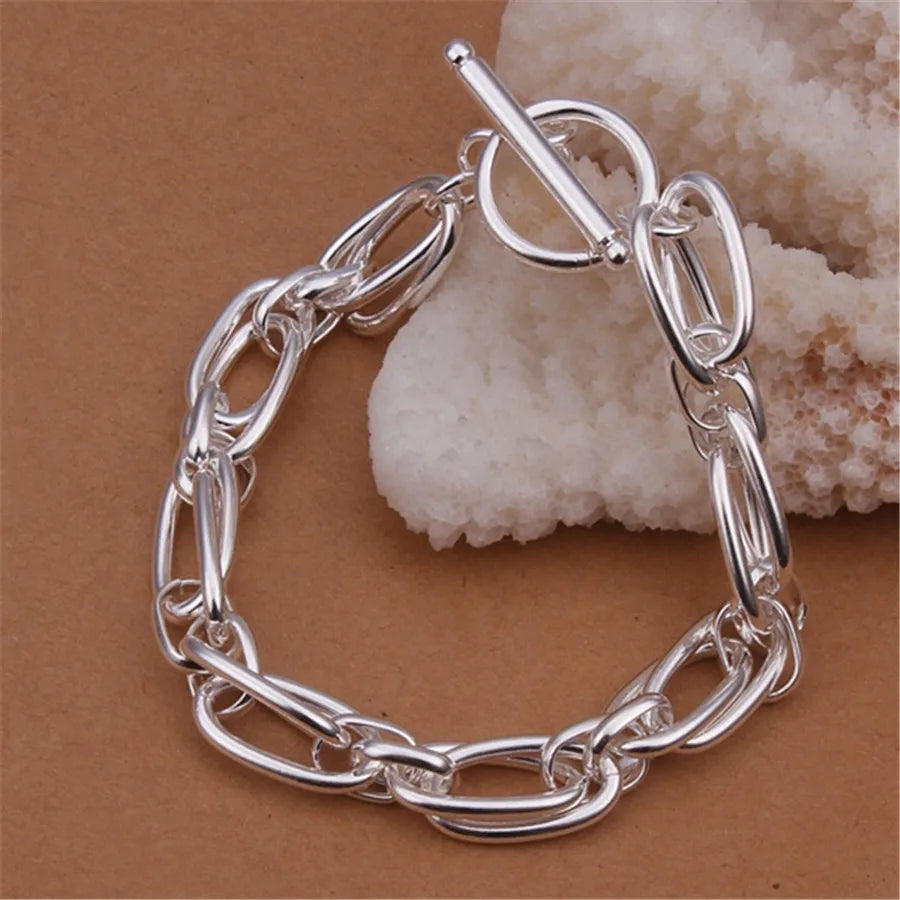URMYLADY Großhandel für Männer und Frauen, Kette aus 925er Sterlingsilber, Armbänder, edles Hochzeitsgeschenk, Party, Modeschmuck, Weihnachtsgeschenke