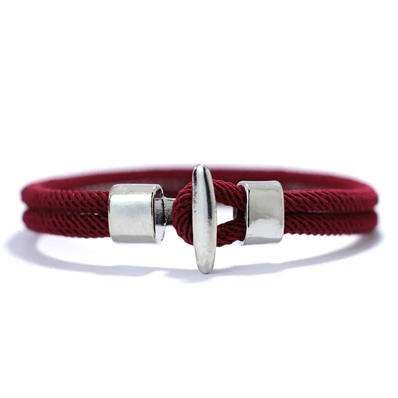 51Luckind Einfache Design Milan Seil Armband Handgemachte Männer Frauen Outdoor Survival Armband Für Camping Armband Gewinde Schmuck