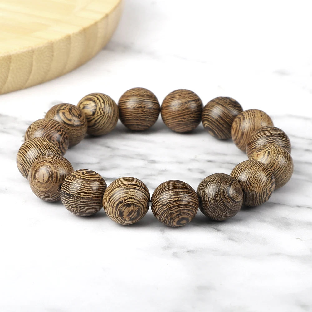 6/8/10/12mm Natürliche Holz Perlen Armband Lama Mönch Tibetischen Buddhismus Rosenkranz Armreifen Frauen Mann meditation Gebet Handgemachten Schmuck