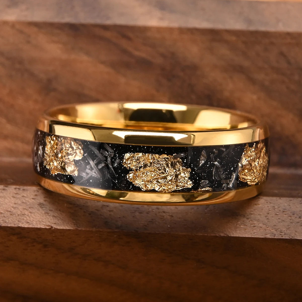 Herren Wolfram karbid schwarzer Ring 8mm Mode Luxus Paar Eheringe geeignet für den täglichen Gebrauch Jubiläums geschenk