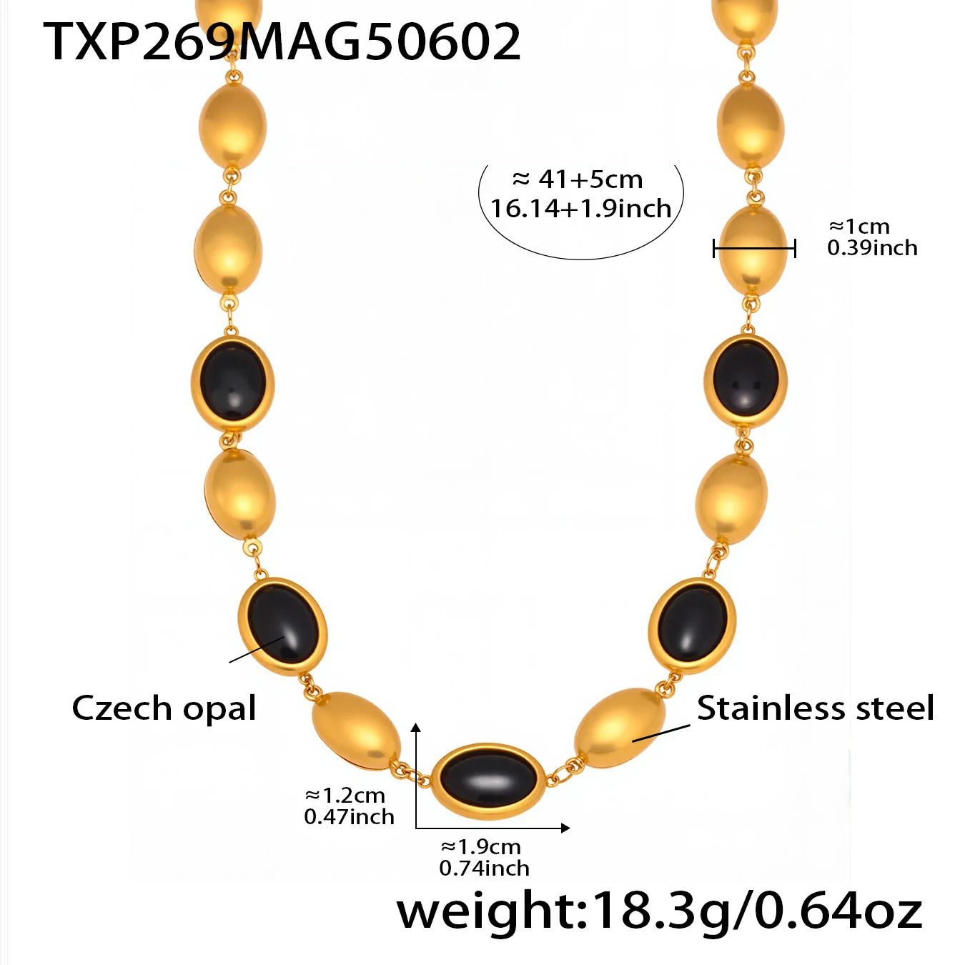 Mehrfarbige Opal-Halskette, Armband, Ohrringe für Damen, 18 Karat vergoldeter Edelstahl, Damen-Halsketten, Armbänder, Ohrringe-Set